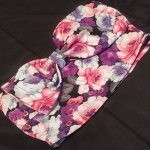 Floral bandeau top